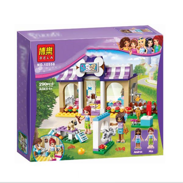 Lắp ráp mô hình friends trường dạy thú cưng