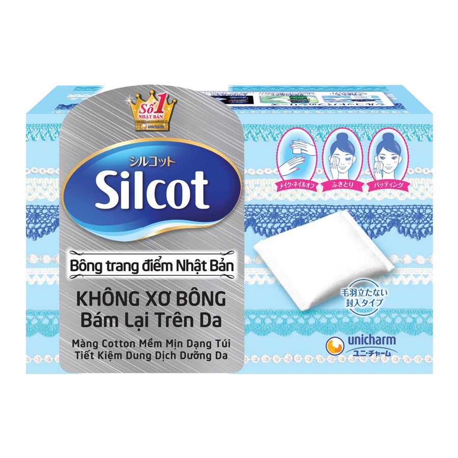 Bông tẩy trang Silcot 82m/66m