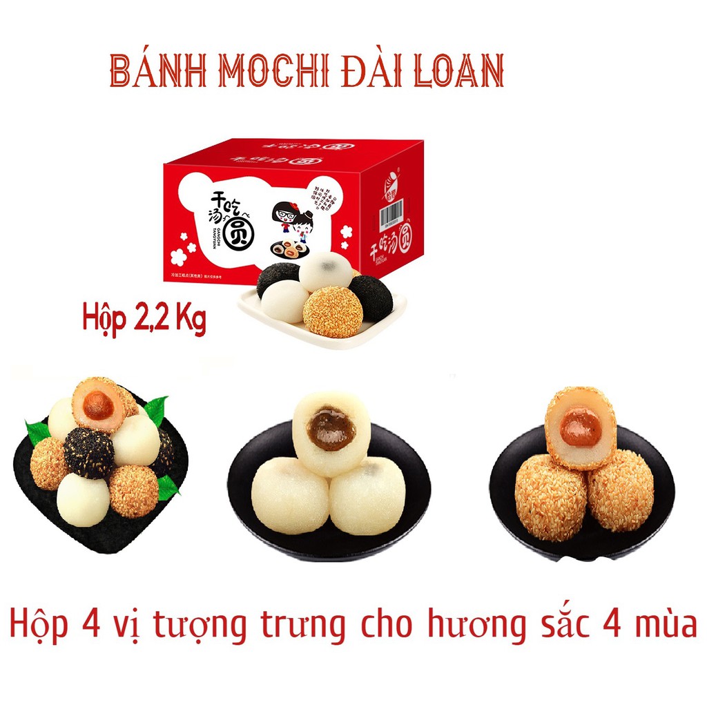 Bánh Mochi lẻ 500gr - đồ khô, đồ ăn vặt