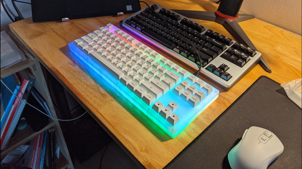 Bàn phím cơ AKKO ACR87 White (Hotswap / RGB / AKKO CS sw Jelly White)