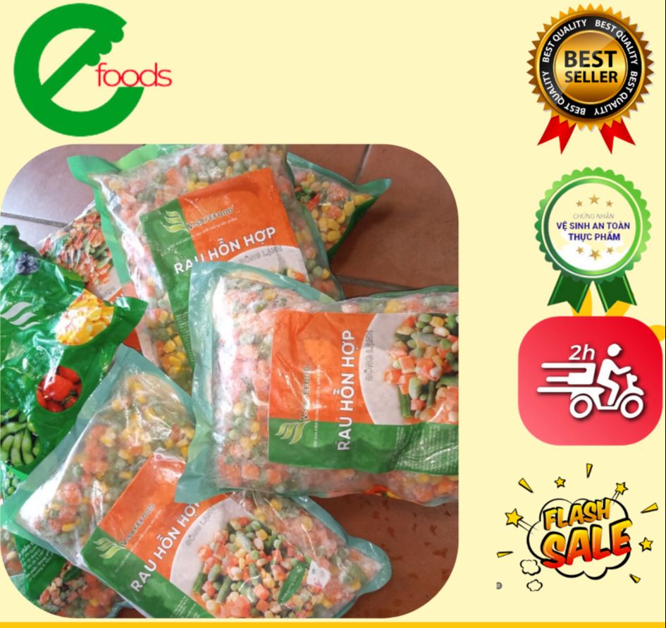 Rau Củ Hỗn Hợp 400G -  1KG (Chọn Giao Hàng 2h giúp shop nha)