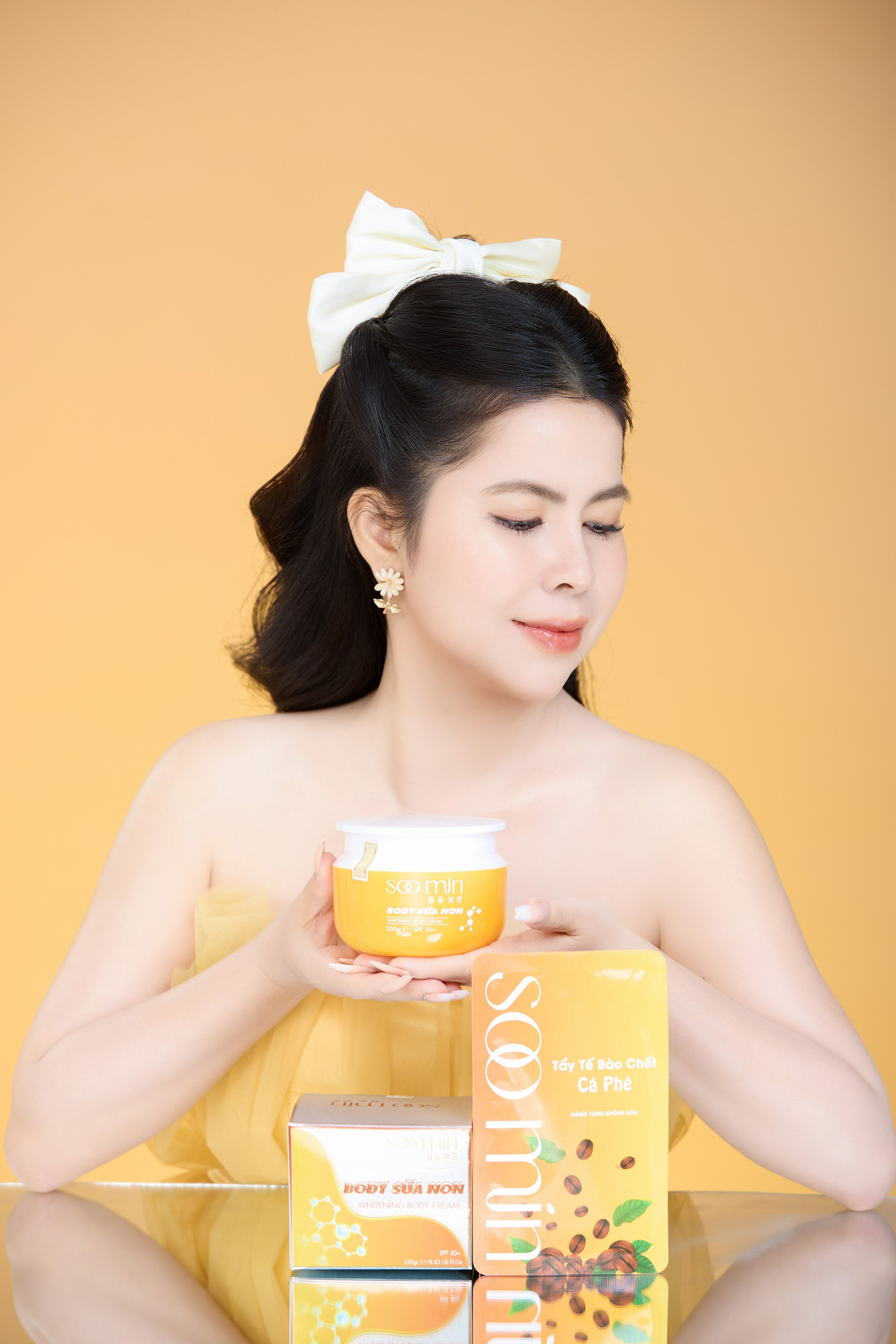 [Tặng Tẩy Tế Bào Chết] Kem Body Sữa Non Soo Min
