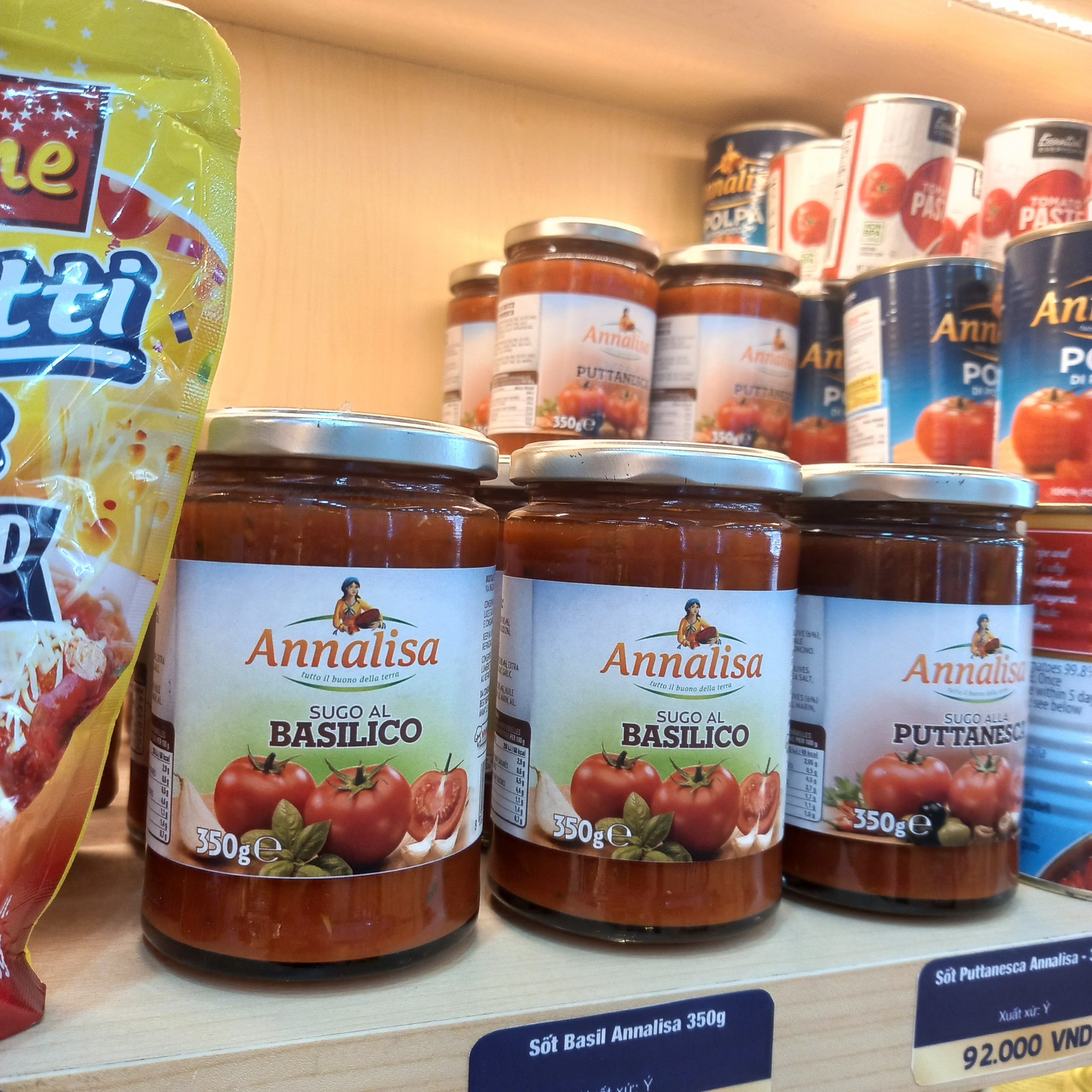 Sốt Basil/Basilico Annalisa 350g