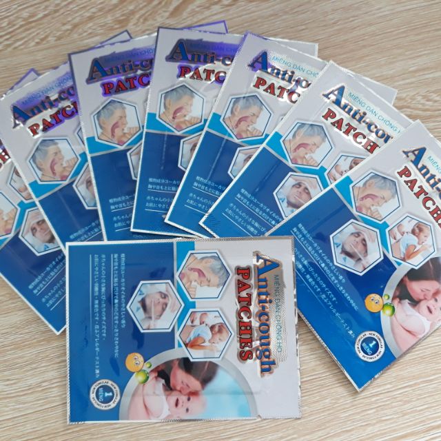 [CH&Iacute;NH H&Atilde;NG] MIẾNG D&Aacute;N HO, GIỮ ẤM ANTI COUGH PATCHES