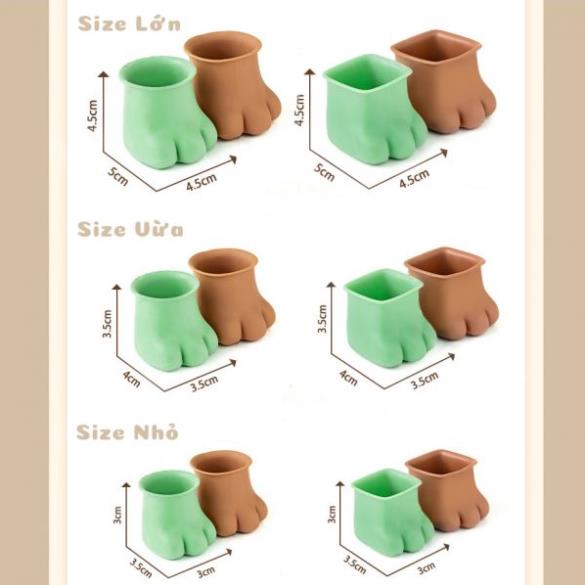 Bộ 4 miếng silicon bọc chân bàn ghế