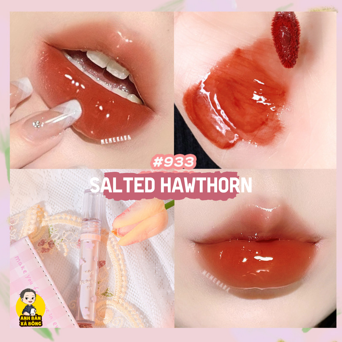 Son Bóng MEMERABA Blossom Refraction Lip Glaze MB093