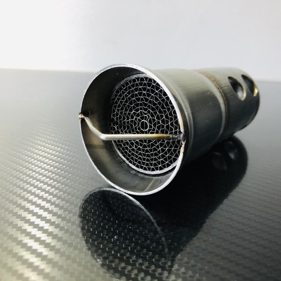 Tiêu giảm thanh thế hệ mới, giảm thanh và chống hụt hơi siêu hiệu quả phù hợp cho tất cả các dòng pô có size họng 51mm, tiêu giảm thanh nhập khẩu thailand-tiêu giảm âm pô-tiêu pô xe