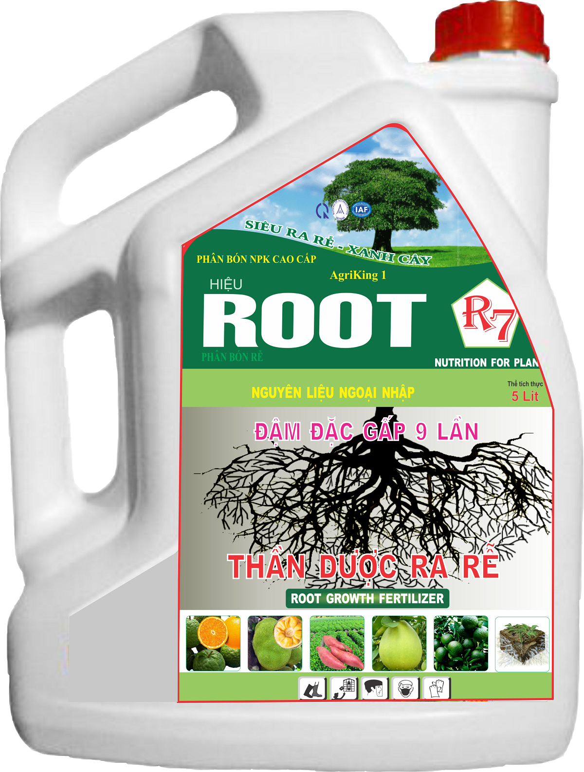 Root R7 - Super Acid Humic - Can 5 Lít