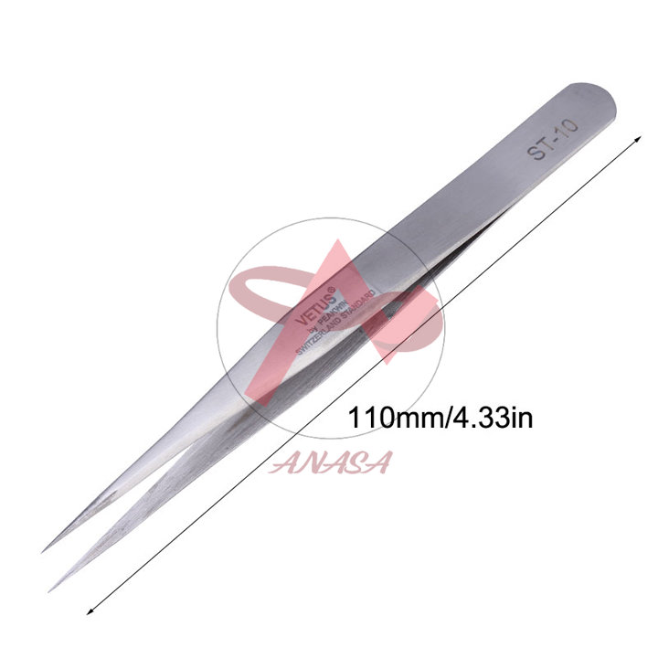 Nhíp kẹp linh kiện vetus - loại thẳng st-10