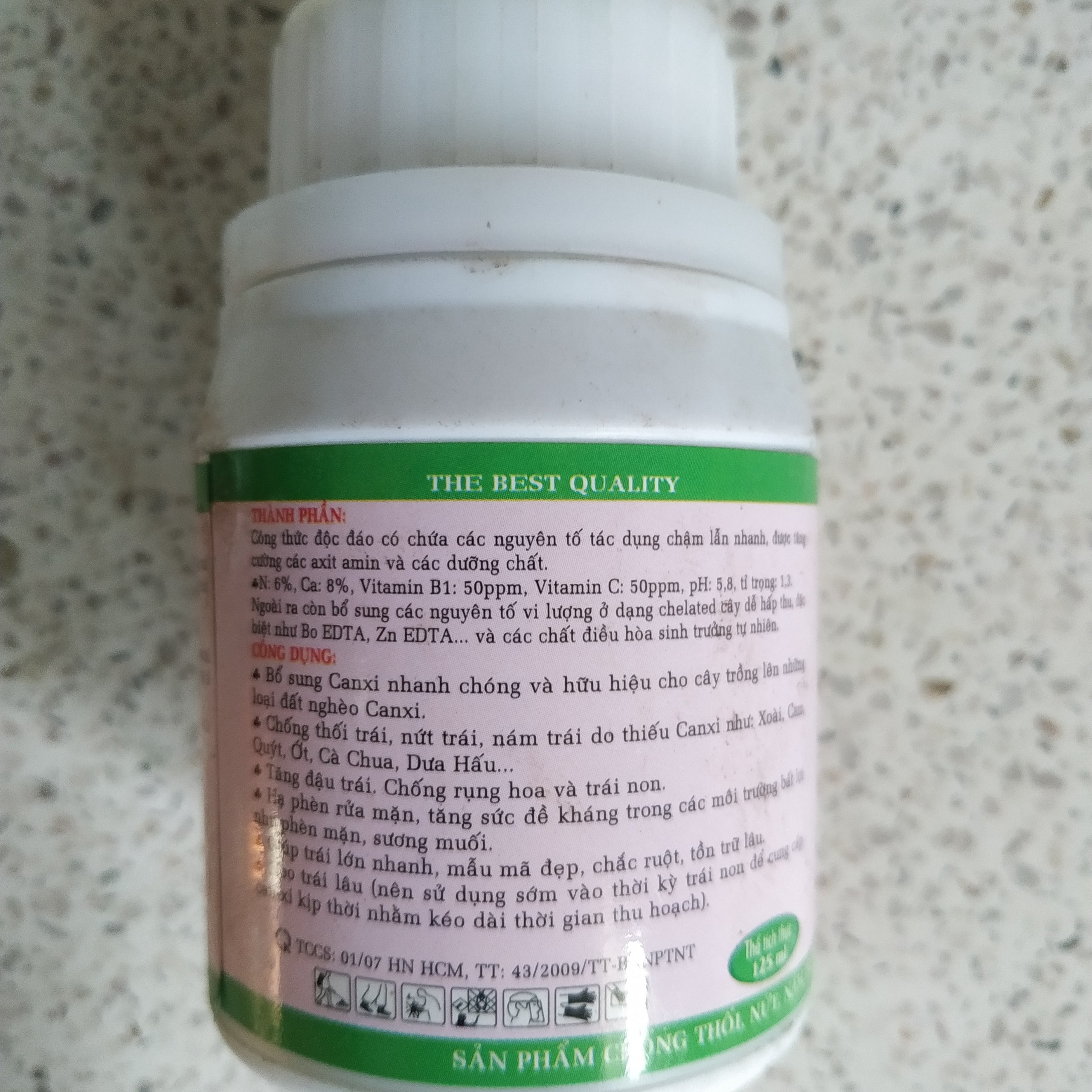 Phân bón Canxi Bo 125ml