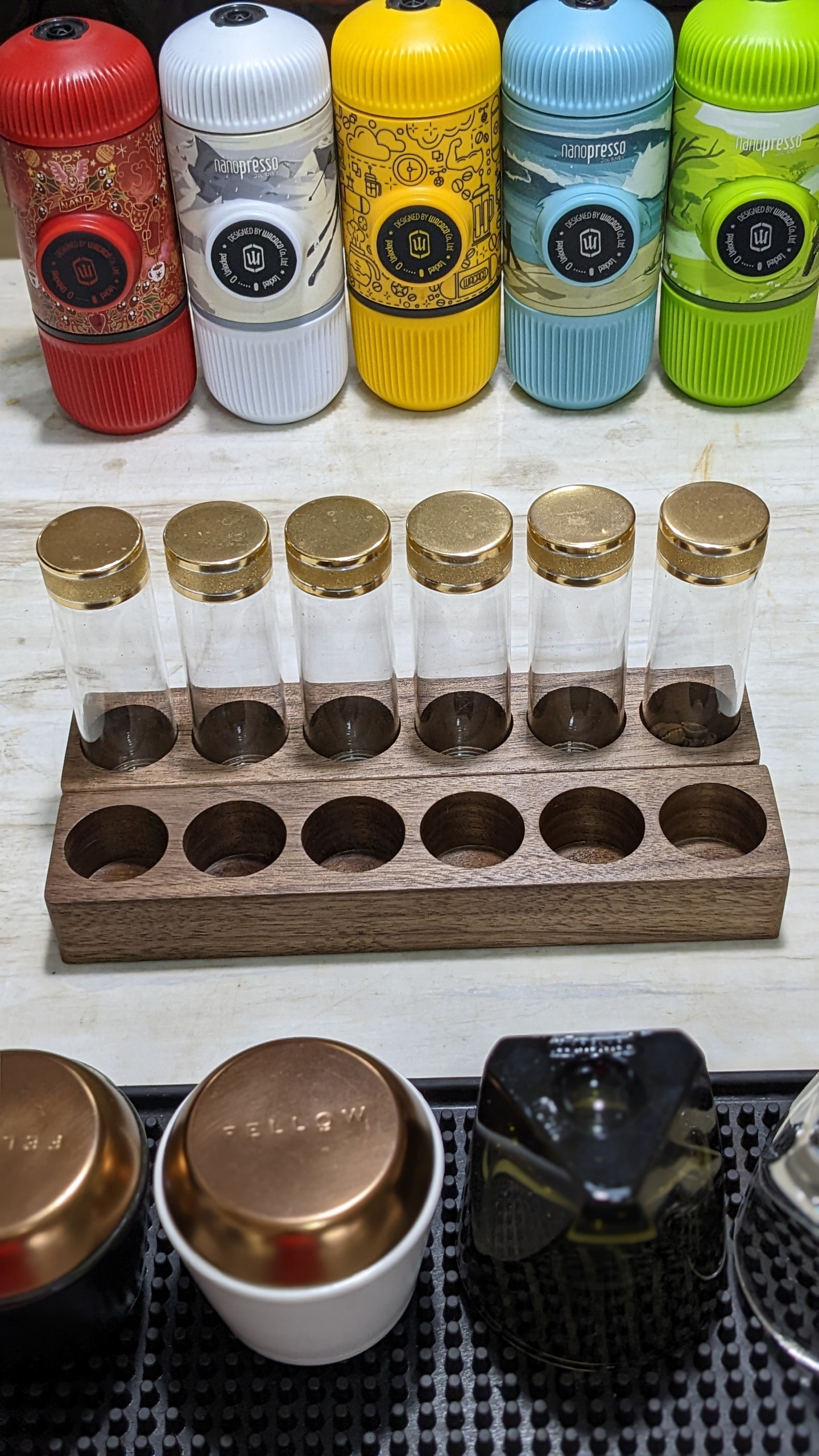 Set Đế gỗ để lọ đựng cà phê