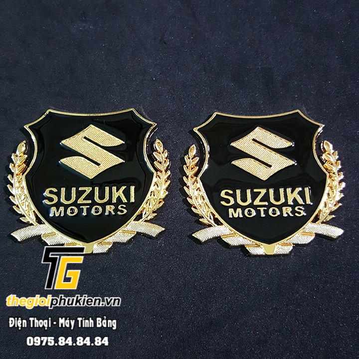[Mã ICB0511 giảm 25% đơn 50K] Bộ 2 Logo dạng Bông lúa theo xe Suzuki