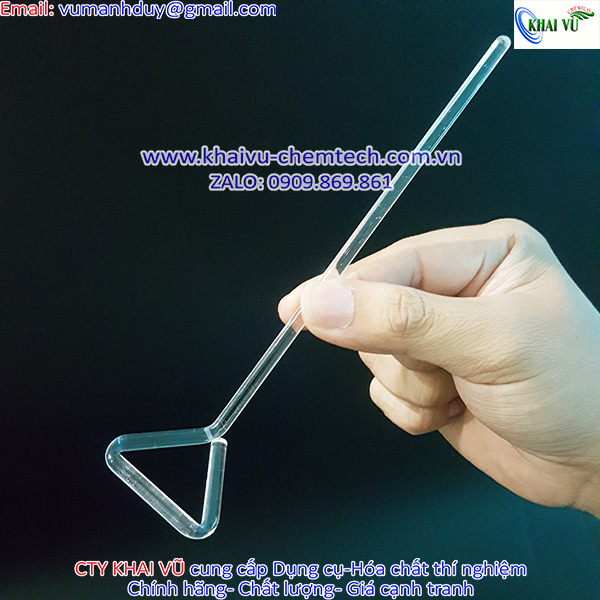 [HCM][HÀNG ĐỨC] Que trang Que cấy trải vi sinh thủy tinh (que tam giác) cứng cáp