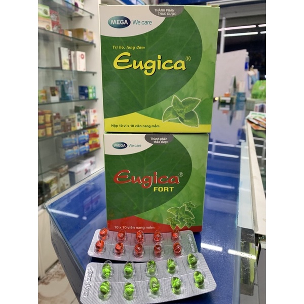 Thảo Eugica giảm ho - Vỉ 10 viên - ho dầu