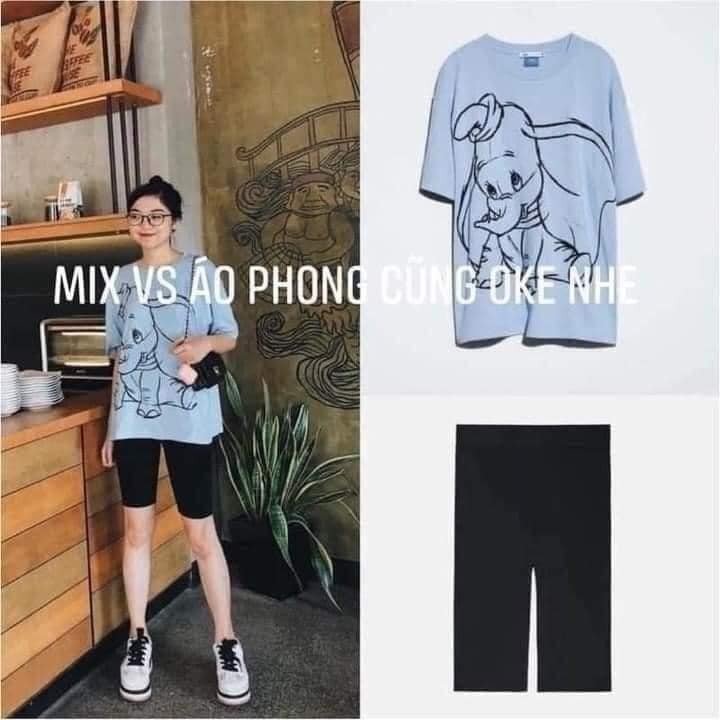 MA005 Quần legging đùi siêu xinh mới