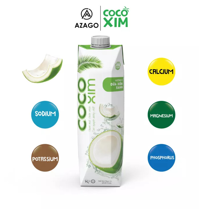 Nước dừa Xiêm xanh 100% dừa tươi nguyên chất AZ.XX1000.09HN