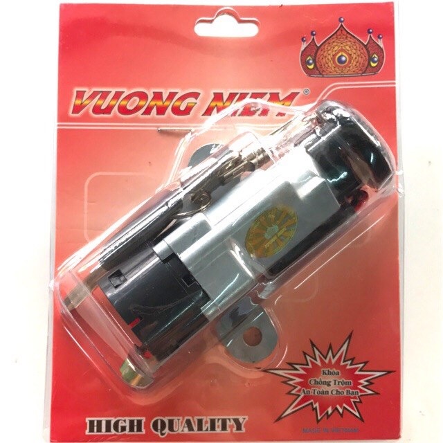 Ổ khoá xe sirius 6 canh vuong niem không có khoá yên