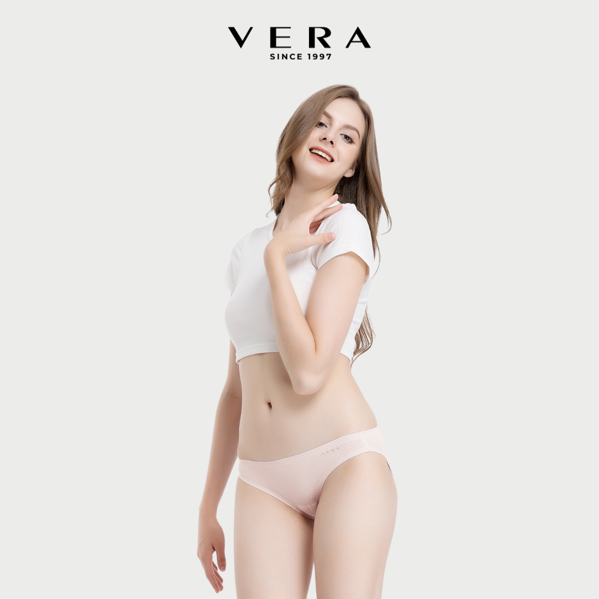 Quần lót Bikini nữ Vera seamless lưới - V0512