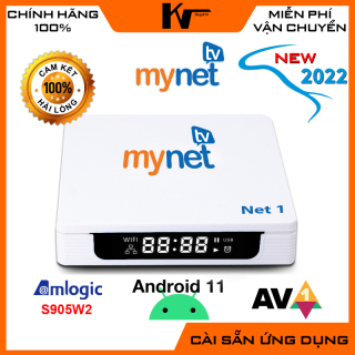 Cute Android Tivi Box Mytv Net1 Model 2022 Rom ATV11 có cổng quang wifi 5Ghz bluetooth tìm kiếm bằng giọng nói thumbnail