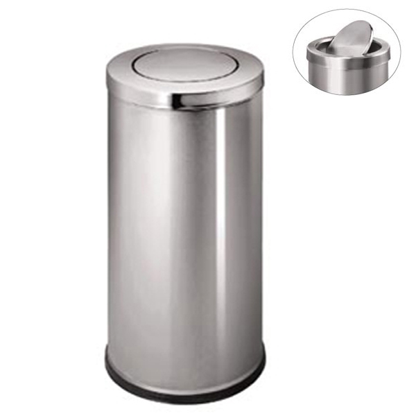 [HCM]Thùng rác Inox nắp lật