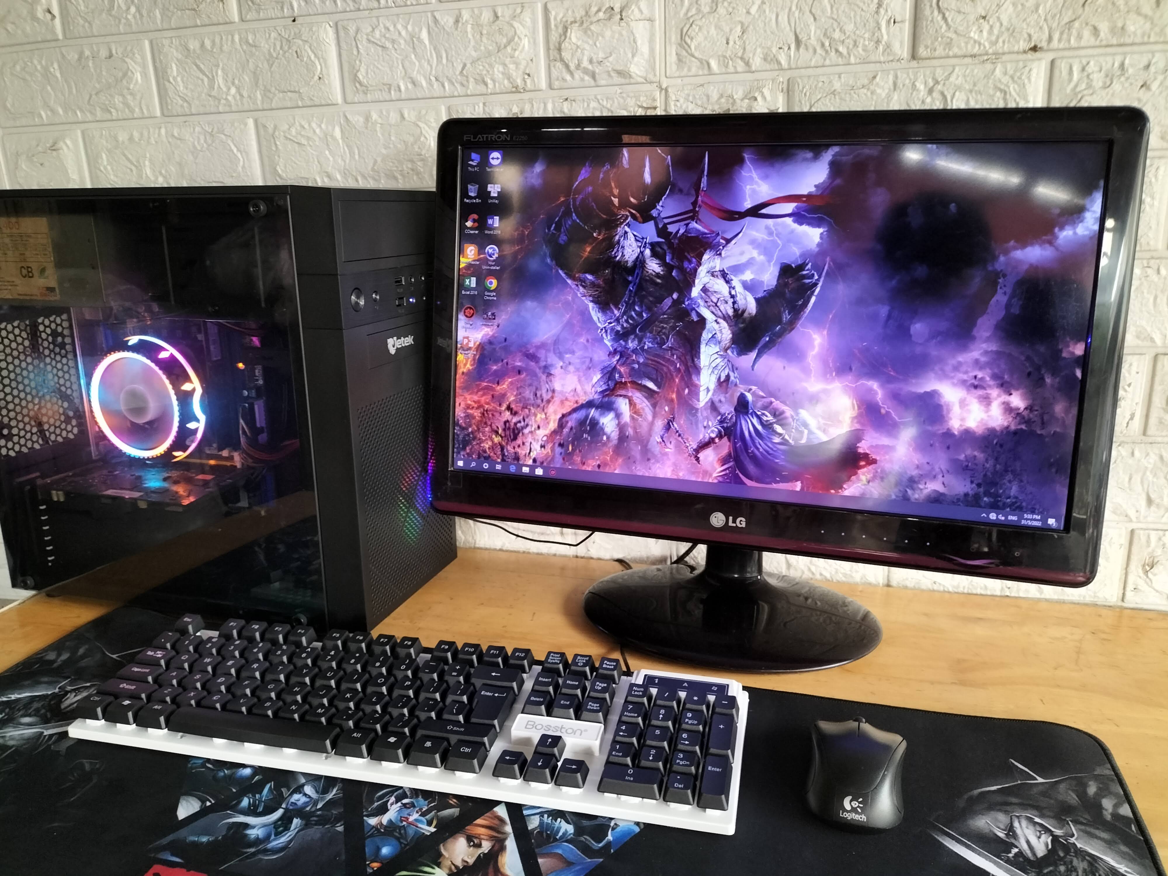 Bộ PC GAMING Chơi Game, Case Thùng LED Đẹp.