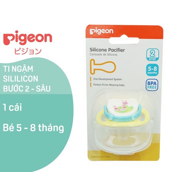 Ti Ngậm Silicone Pigeon cho trẻ sơ sinh