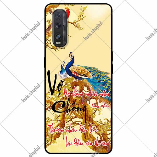 Ốp lưng oppo find x2 - thư pháp vợ chồng