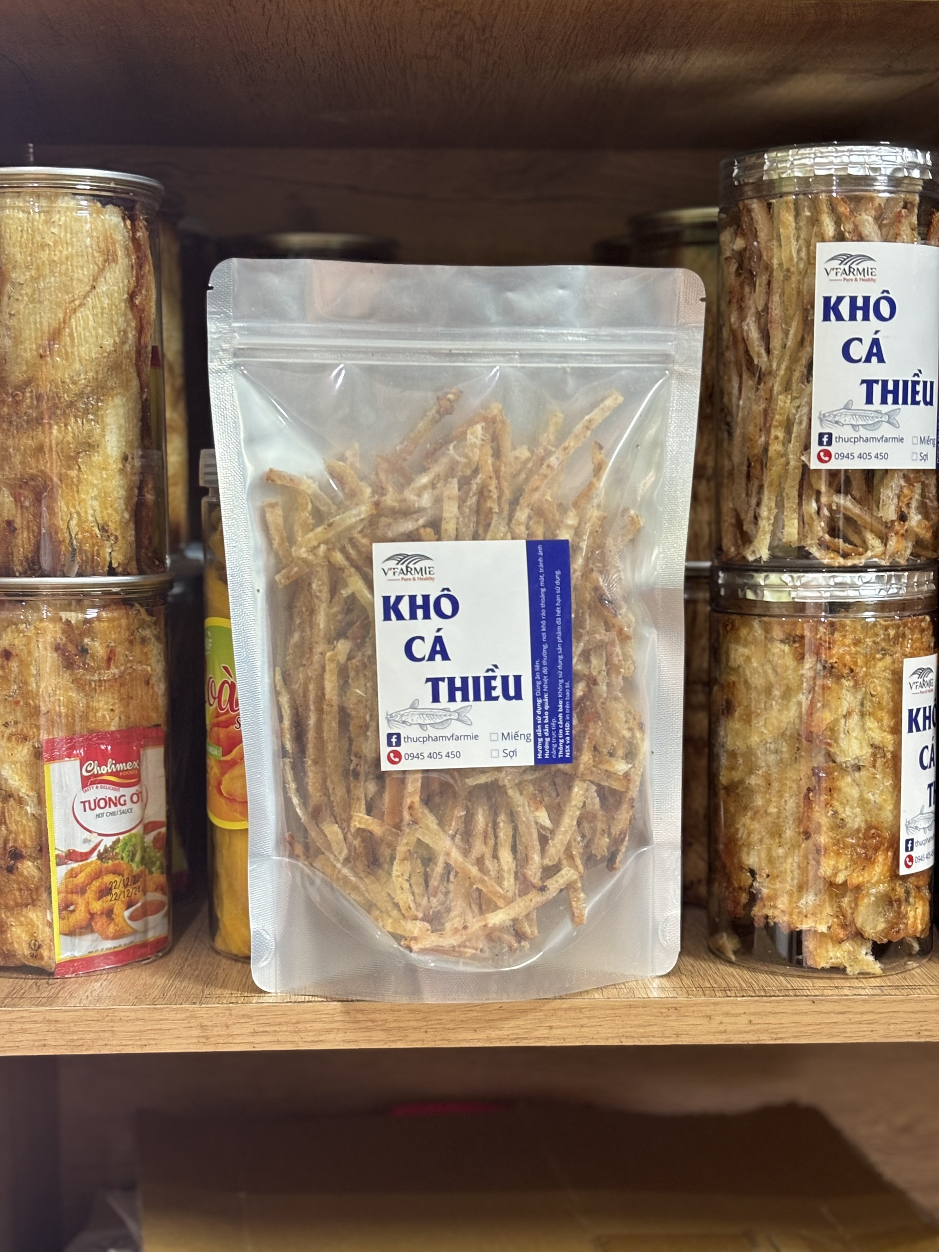 Khô cá thiều cắt sợi 250g thơm ngon