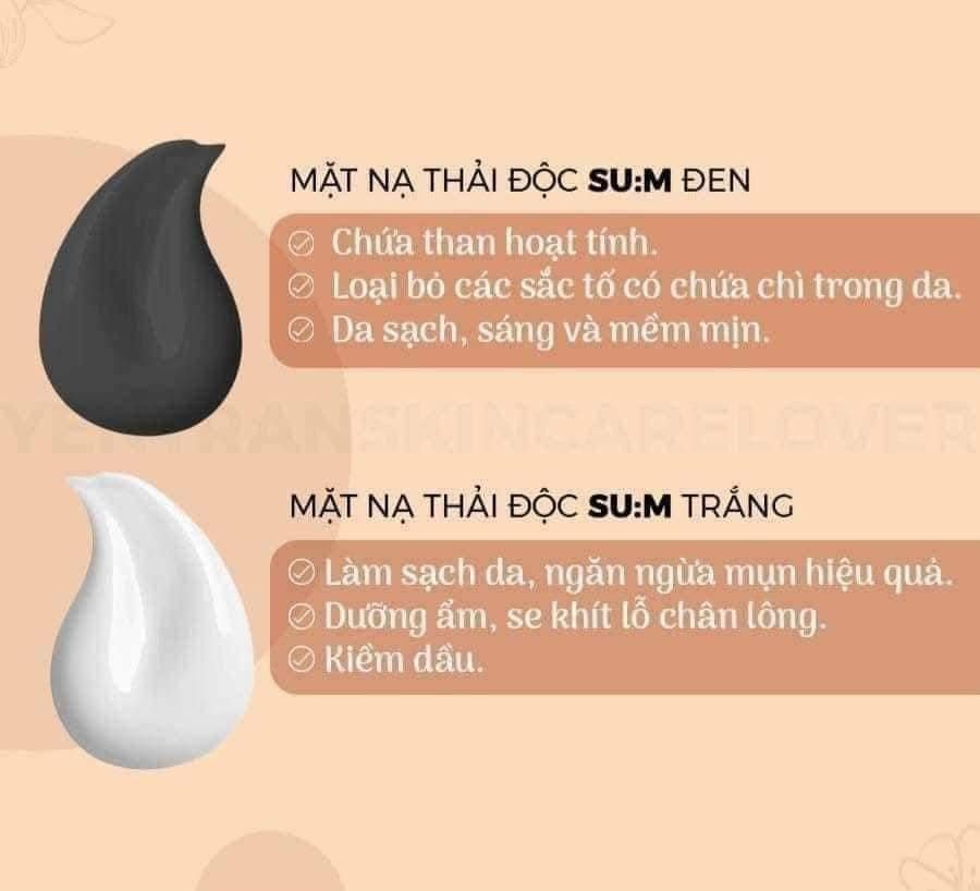 Mặt nạ thải độc Su:m 37 Bubble-De Mask combo 10 gói (sẵn màu trắng)