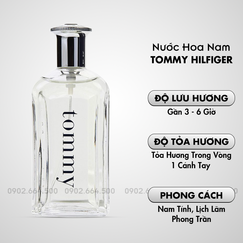 Nước hoa tommy hilfiger tommy boy edp - nước hoa nam mùi hương tươi mát, phong cách lịch lãm