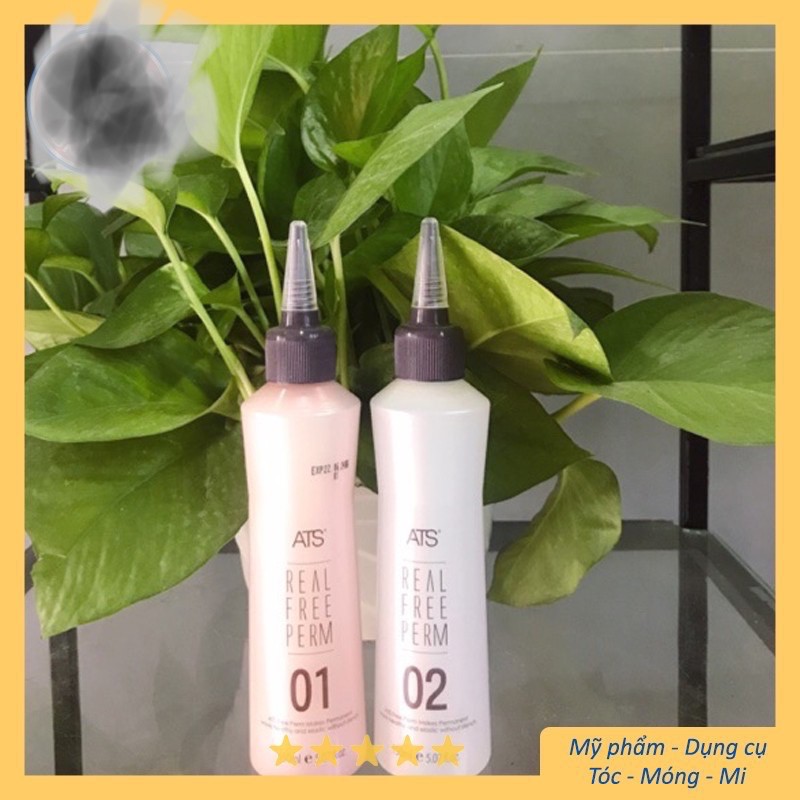 [Hàng cho Salon] Thuốc uốn lạnh ATS không mùi cao cấp 150ml x2