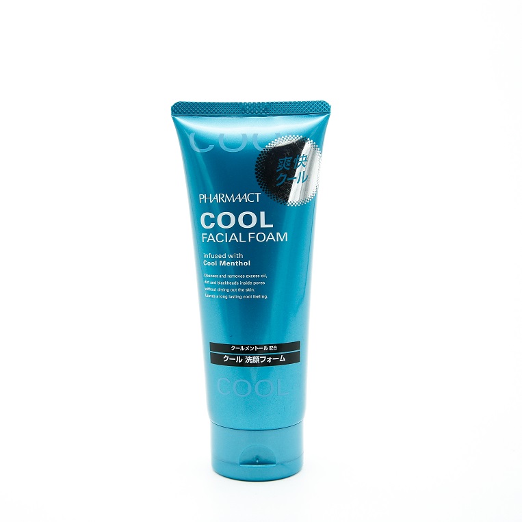 SỮA RỬA MẶT CHO NAM PHARMAACT COOL NỘI ĐỊA NHẬT (TUÝP 130GR)