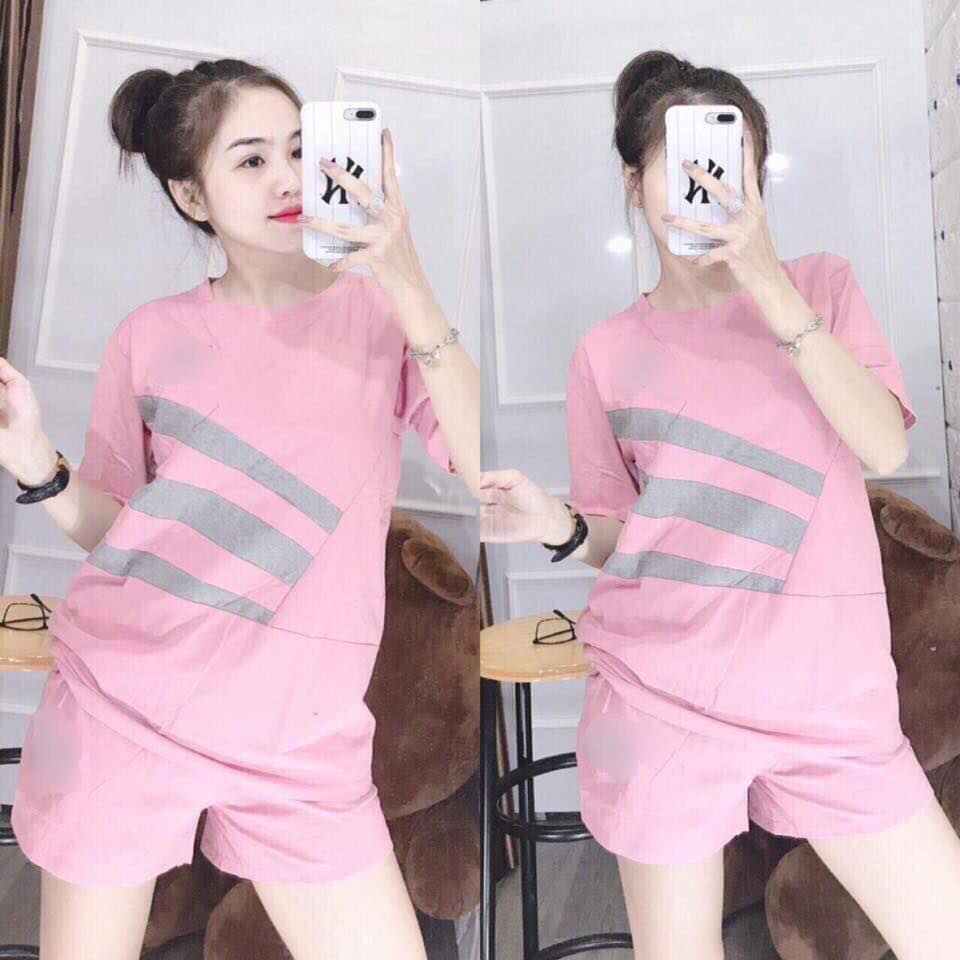 [HCM]SET BỘ ĐÙI THỜI TRANG PHỐI 3 SỌC SIÊU DỄ THƯƠNG(CÓ SIZE 3XL:70-80KG)