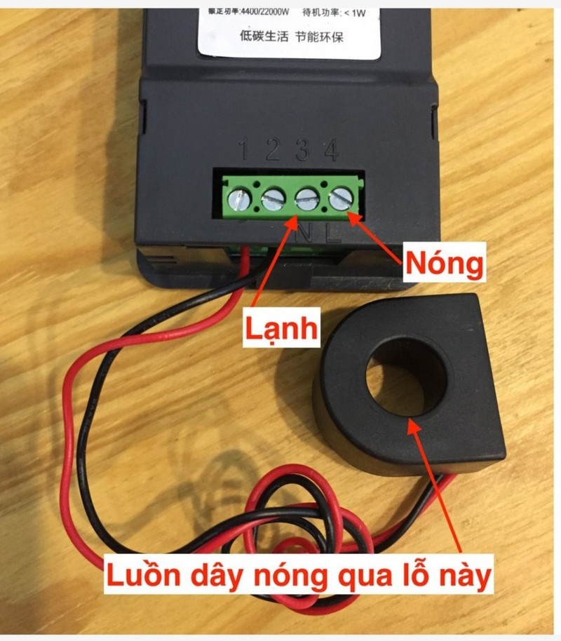 Công tơ điện tử đo công suất 100A  6 thông số