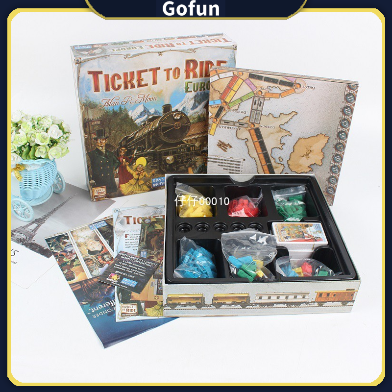 Ticket to Ride Deck Board Game EU Edition Party Friend Game