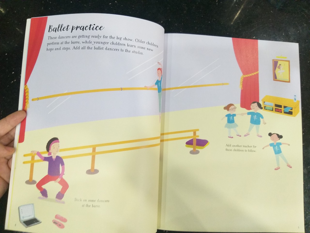 Usborne Sticker Book - Ballet show
