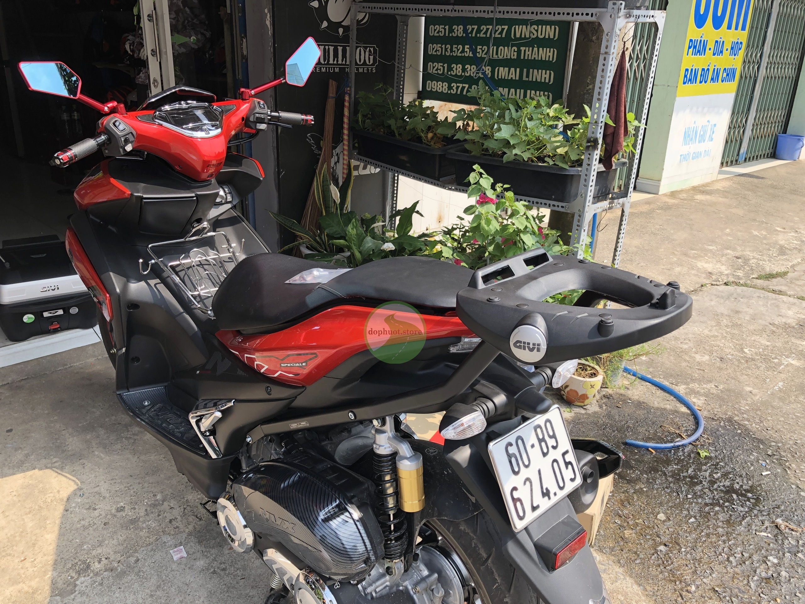 Baga givi yamaha nvx 155 v1 - chính hãng