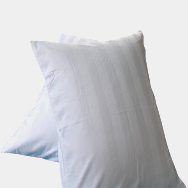 [HCM]Bộ Drap Cotton Khách sạn trắng sọc 3 phân 2.2mx2m