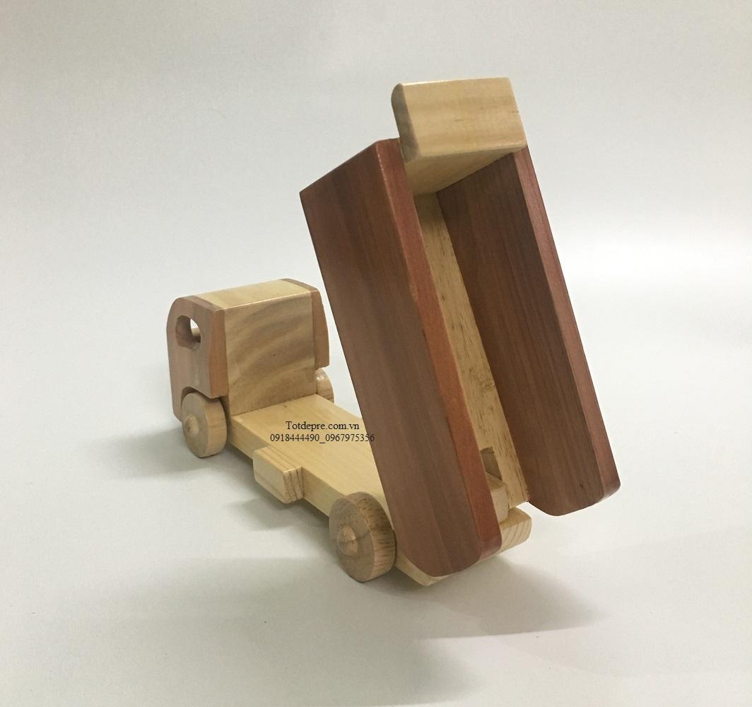 Mô hình xe ô tô ben - Đồ chơi gỗ cao cấp,đồ decor