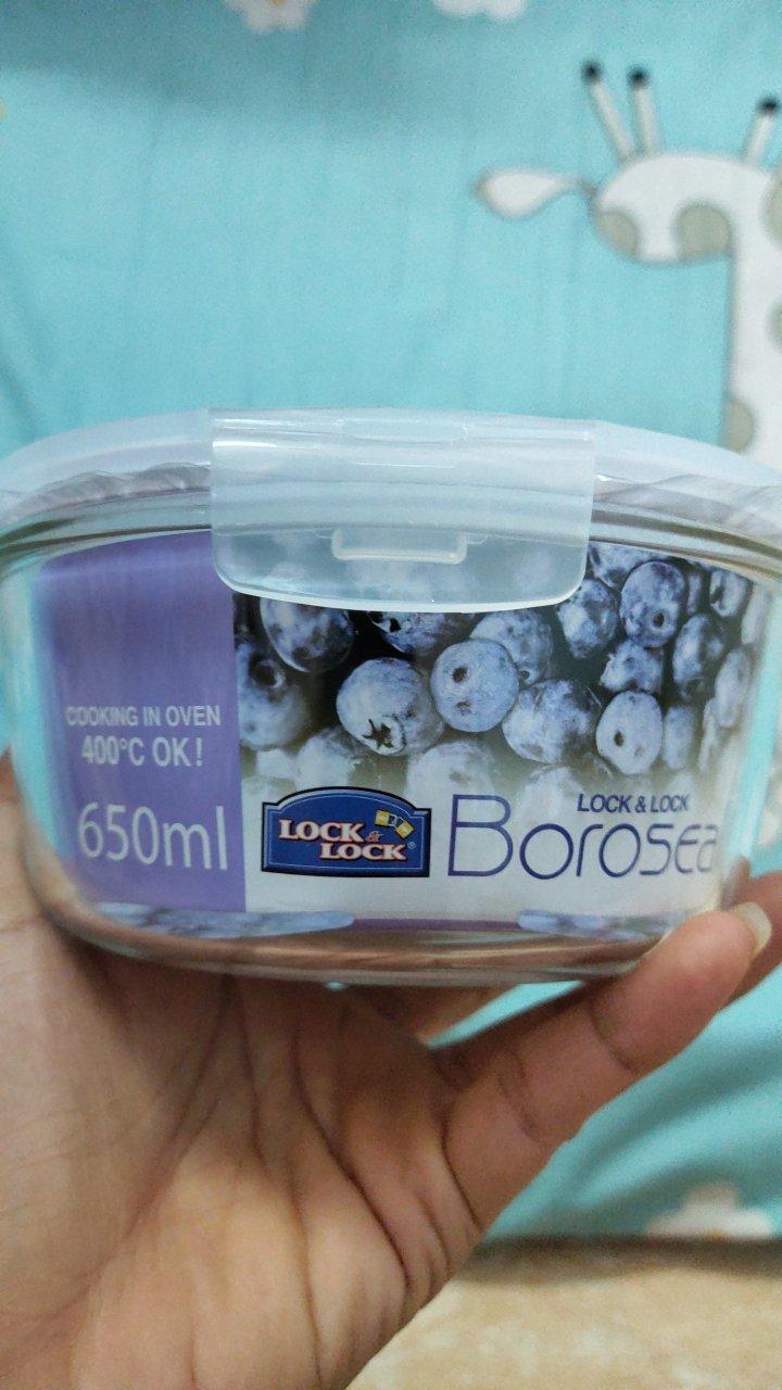 [HCM]Hộp thuỷ tinh Lock & Lock tròn 650ml