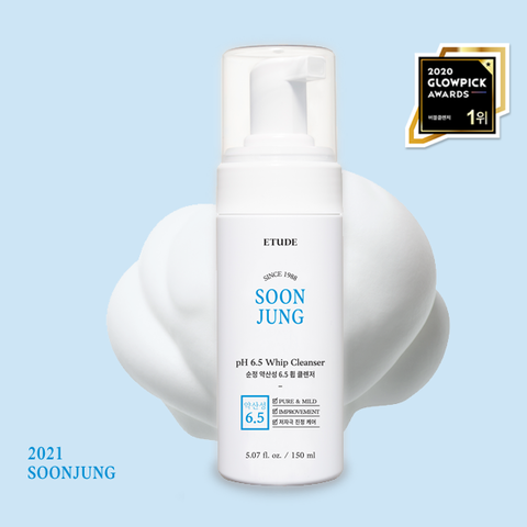 Sữa Rửa Mặt ETUDE SoonJung pH 6.5 Whip Cleanser