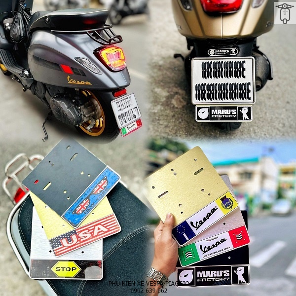 Đế Biển Số Vespa