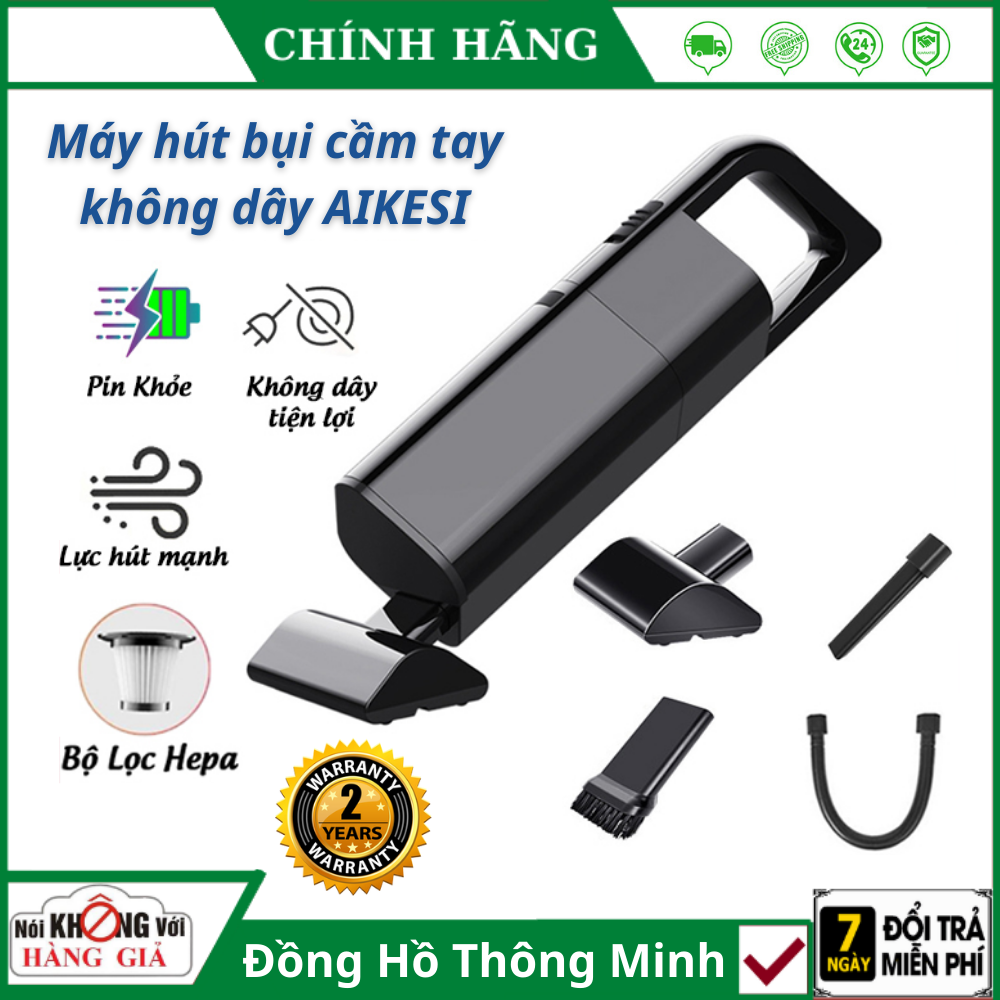 Máy hút bụi cầm tay mini KHÔNG DÂY AIKESI , điện 220V