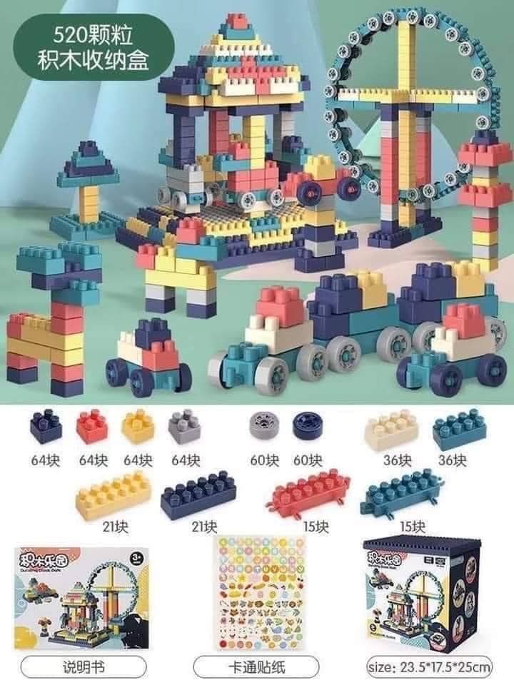 Bộ lego 520 chi tiết