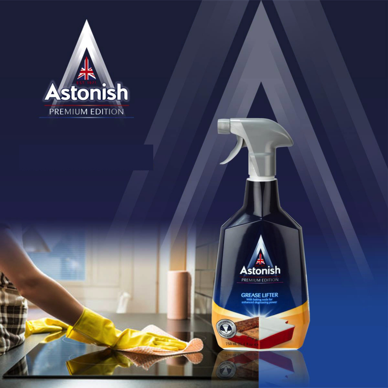 [HCM]BÌNH XỊT TẨY DẦU MỠ & CHÁY KHÉT ASTONISH C6750 (750ml)