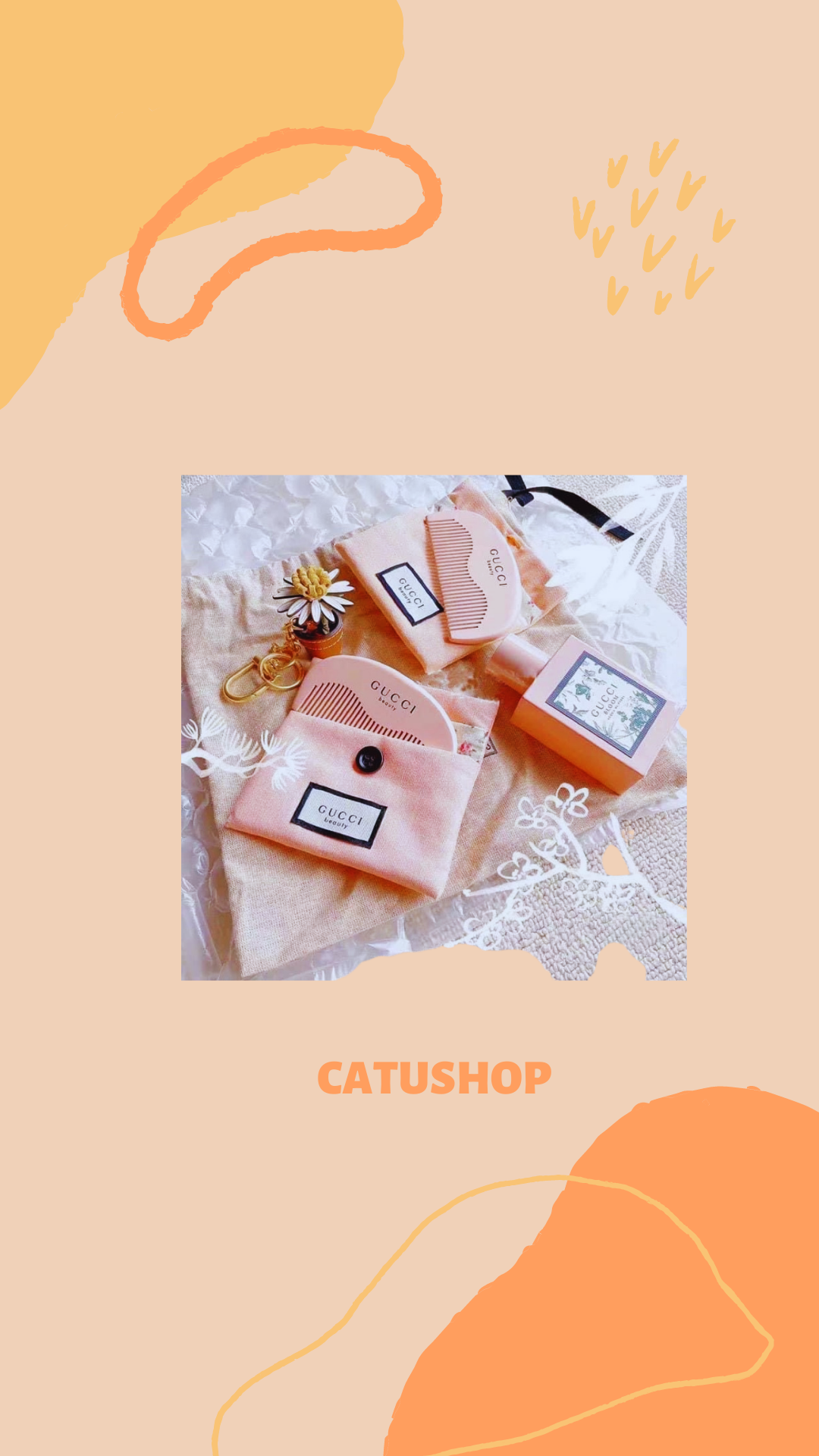 [HÀNG CHÍNH HÃNG] Set Lược Gỗ Gucci Beauty - Gucci Gift