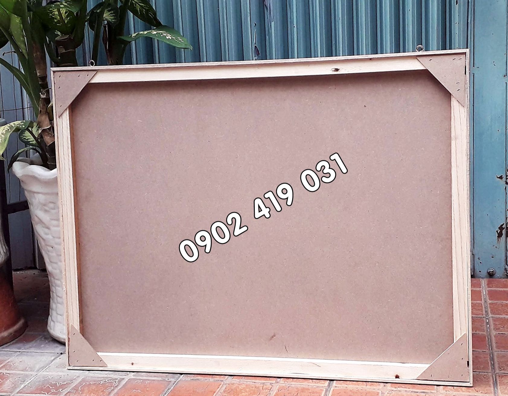 Bảng Menu Khung Gỗ Treo Tường 60 x 80cm [ Tặng hộp phấn màu ]