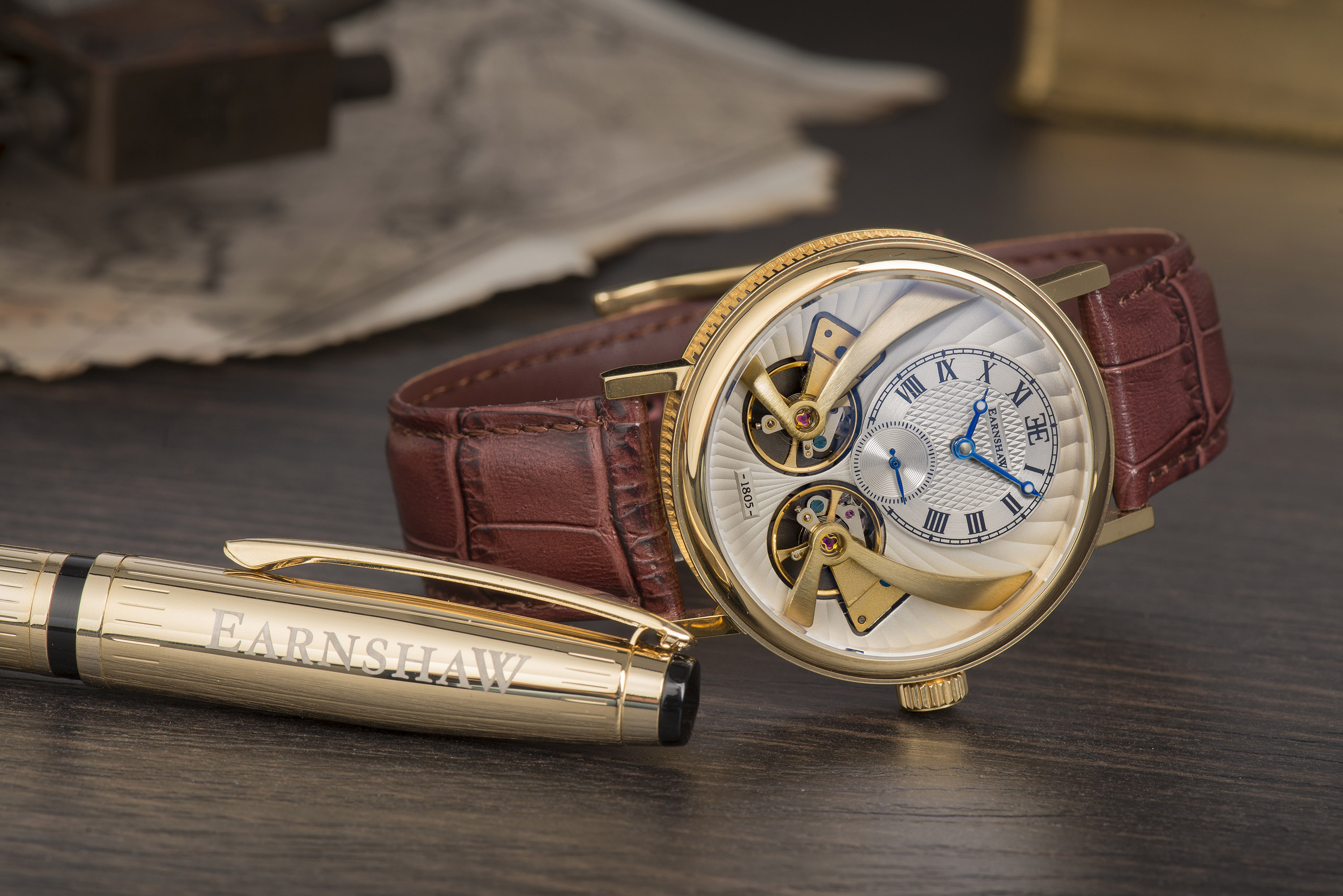 Đồng hồ nam dây da Thomas Earnshaw - ES-8059-02