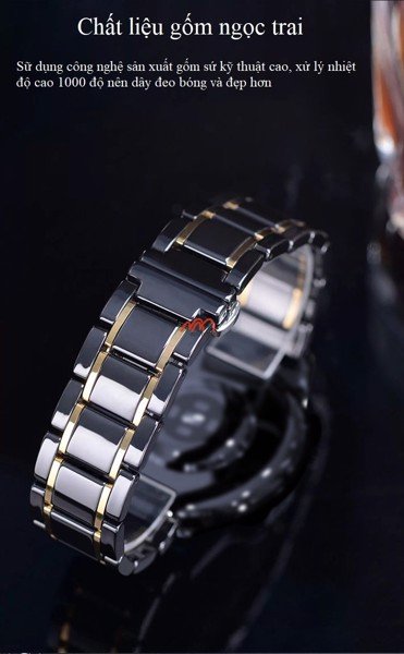 Dây Gốm Cao Cấp Chỉ Màu Huawei Watch 3 CM06