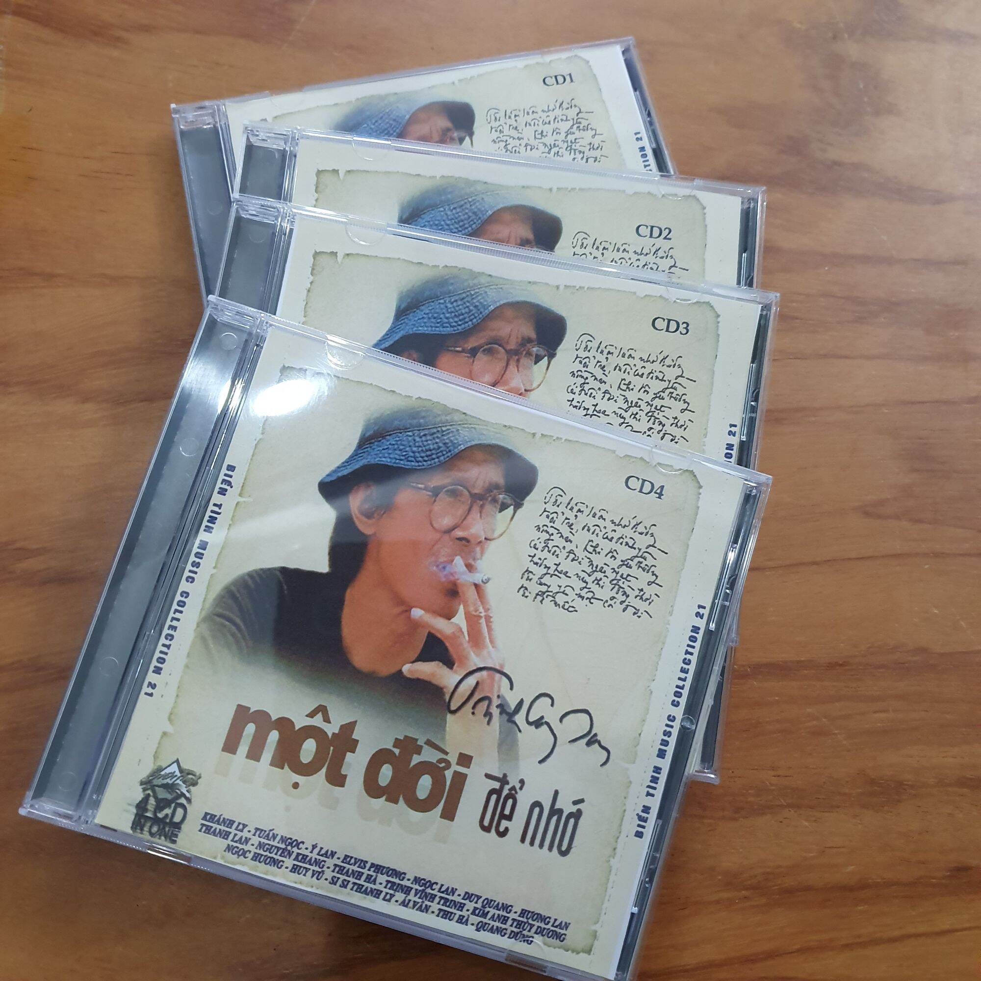 [MDCD] Đĩa CD Nhạc Trịnh Công Sơn - Một Đời Để Nhớ - 4 CD